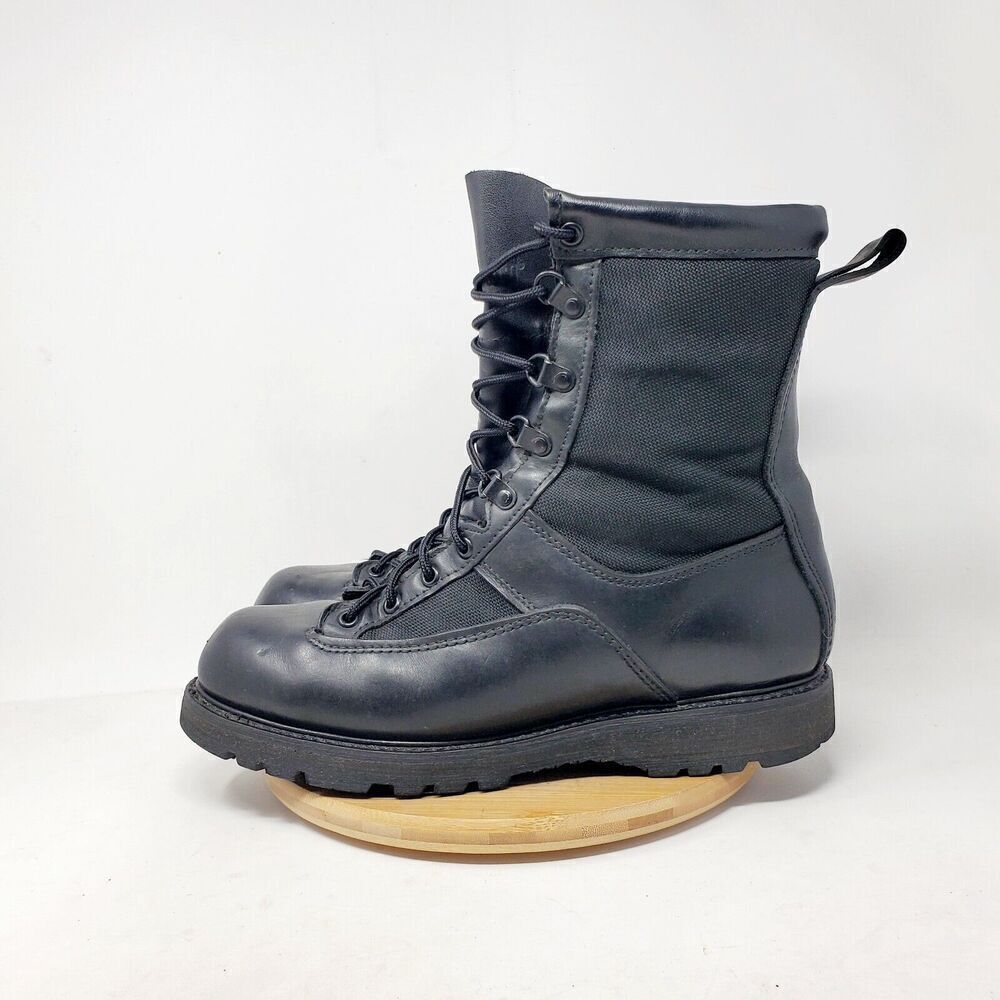 Matterhorn Boots Mens 9 Black Military Tactical Combat Shoe Vibram Insulated USA